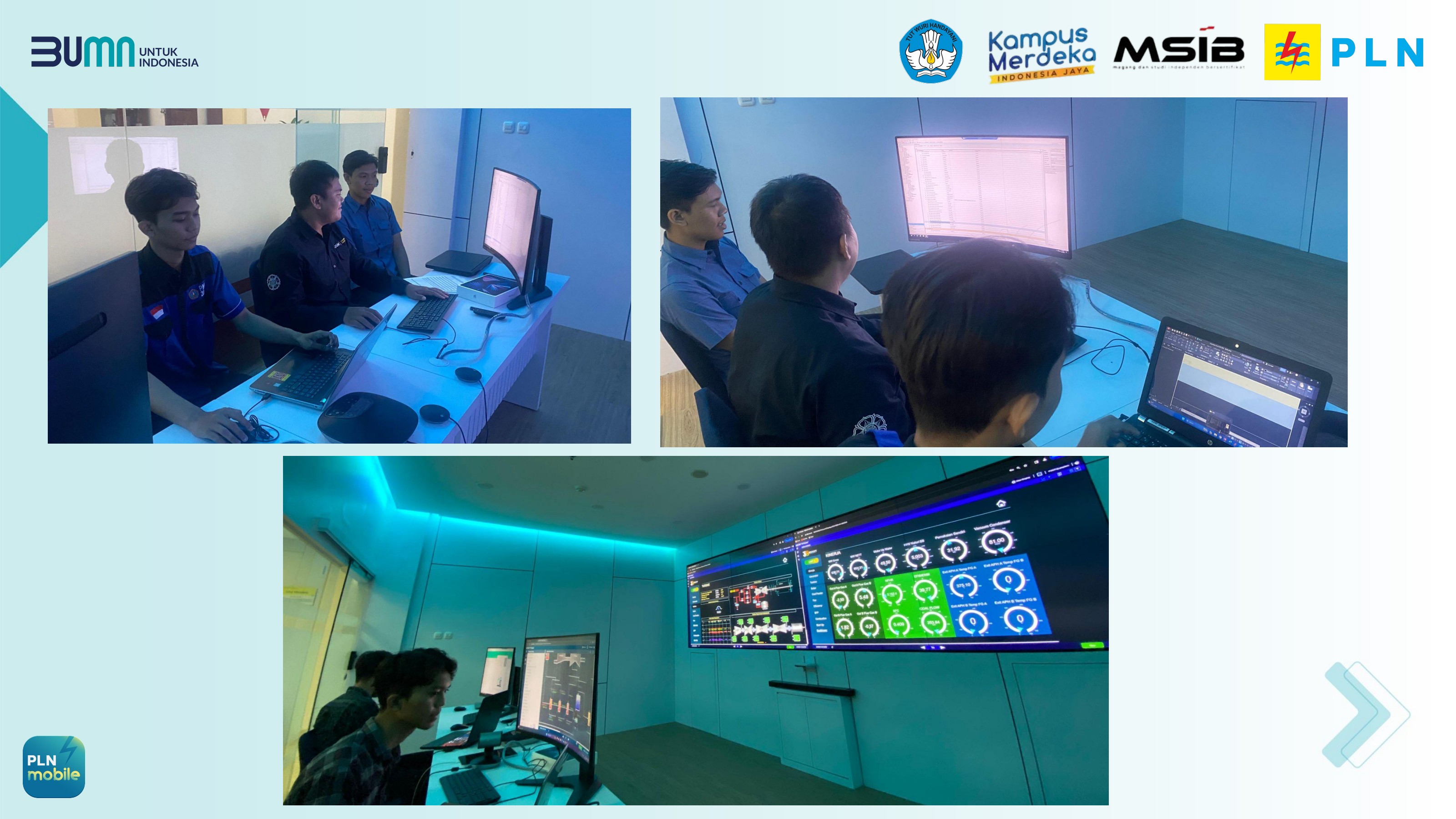 Sesi kerja bareng mentor — review data batubara & tagging PI Point.